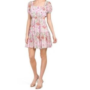 Women’s Taylor Cut Out Floral Mini Dress size 6